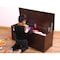 Basicwise Wooden Storage Organizing Toy Box, Brown QI003458.B - alternate 2